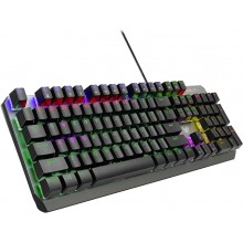 AULA WIND F2066-II Blue Switch Mechanical Gaming Keyboard - 20 Switchable Backlight Color Effects - 2725610563476