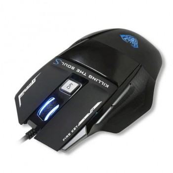 AULA S12 GAMING MOUSE UP TO 4800 DPI WITH 7 CUSTOMIZED MARCO KEYS BREATH LIGHTING FOR COMPUTER PC LAPTOP