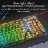 AULA wind F98 99-Key Wired 2.4G Bluetooth RGB Three Mode Mechanical Keyboard, Ice Soul Switch(Black)