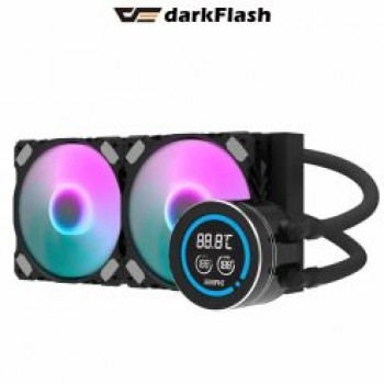 Darkflash DN240D 240mm AIO Liquid Cooler with LCD Display & ARGB