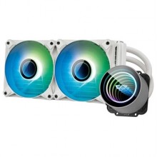 DarkFlash Aigo Twister DX240 White ARGB All-in-One 240mm Liquid CPU Cooler with Addressable RGB Fan – White 