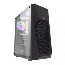 DarkFlash DK150 RGB Mid-Tower ATX Case – Black