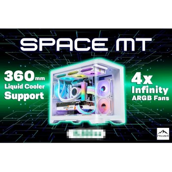 Frozer Space MT Case 360mm | 4x Infinity ARGB Fan 