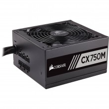 Corsair CX Series CX750M 750 Watt 80 PLUS Bronze Certified Modular ATX PSU