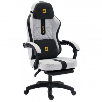 Boost Surge Pro with Footrest Gaming Chair Black/Grey