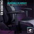 Cooler Master Caliber R3 Gaming Chair for Computer Game, Office, Comfy Ergonomic 360° Swivel Reclining High Back Chairs with Armrest Backrest Headrest Lumbar Support PU Leather-Black