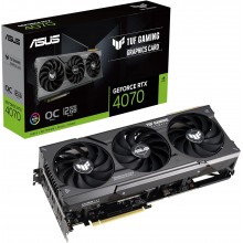 ASUS TUF Gaming NVIDIA GeForce RTX™ 4070 OC Edition Gaming Graphics Card (PCIe 4.0, 12GB GDDR6X, HDMI 2.1, DisplayPort 1.4a)