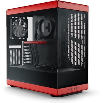 Hyte Y40 S-Tier Aesthetic Mid-Tower ATX Gaming Case Black Cherry