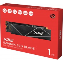 XPG GAMMIX S70 BLADE 1TB PCIe Gen4x4 M.2 2280 Solid State Drive