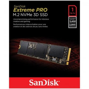 SanDisk Extreme PRO M.2 NVMe 3D SSD - 1TB