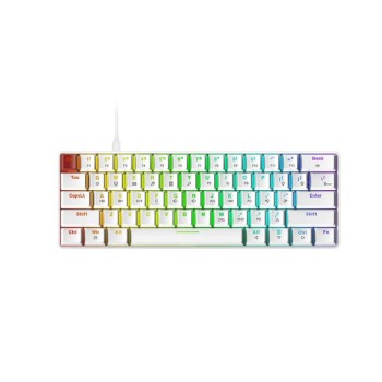 GameStop GS200 FPS Sniper ARGB Mechanical Gaming Keyboard - White (Brown Switches)