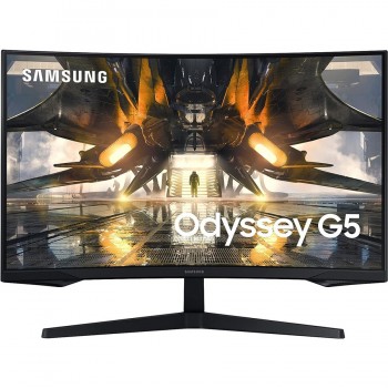 Samsung Odyssey G5 32" QHD Curved Gaming Monitor 165Hz 1ms, AMD FreeSync Premium, HDR10, VA - LS32AG550EMXZN