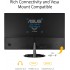 ASUS TUF Gaming 23.8” 1080P Monitor (VG249Q1R) - Full HD, IPS, (Supports 144Hz), 1ms, Extreme Low Motion Blur, Speaker, FreeSync Premium, Shadow Boost, VESA Mountable, DisplayPort, HDMI