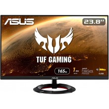 ASUS TUF Gaming 23.8” 1080P Monitor (VG249Q1R) - Full HD, IPS, (Supports 144Hz), 1ms, Extreme Low Motion Blur, Speaker, FreeSync Premium, Shadow Boost, VESA Mountable, DisplayPort, HDMI