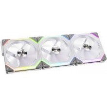 Lian Li UNI Fan SL120 3 Pack White - with Controller (ARGB 120mm LED PWM Daisy-Chain) 12UF3W