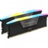 Corsair Vengeance RGB 32GB (2x16GB) 6200MHz C36 DDR5 DRAM Memory Kit - Black