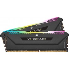 Corsair Vengeance RGB Pro SL 16GB (2x8GB) 3200MHz C16 DDR4 DRAM Memory Kit -Black