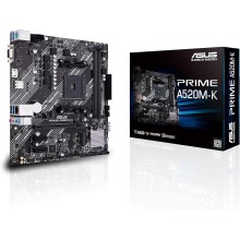 Asus Prime A520M-K AMD AM4 microATX Motherboard