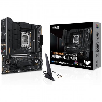 Asus Tuf Gaming B760M-Plus Wifi DDR5 Intel 12/13th Gen microATX Motherboard