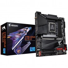 GIGABYTE Z790 AORUS ELITE AX LGA 1700 Intel Z790 ATX with DDR5, Quad M.2, PCIe 5.0, USB 3.2 Gen2X2 Type-C, Intel WiFi 6E, 2.5GbE LAN, Q-Flash Plus, PCIe EZ-Latch Motherboard