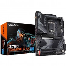 GIGABYTE Z790 GAMING X AX LGA 1700 Intel Z790 with DDR5, M.2, PCIe 5.0, USB 3.2 Gen2X2 Type-C, Intel Wi-Fi 6E, 2.5GbE LAN, Q-Flash Plus, EZ-Latch Plus ATX Motherboard