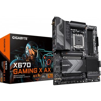 Gigabyte X670 GAMING X AX ATX Motherboard - Supports AMD Ryzen 7000 Series CPUs (Socket AM5)-DDR5 6000(OC)