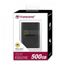 Transcend ESD270C 500GB USB 3.1 Gen 2 Portable SSD TS500GESD270C Type-C