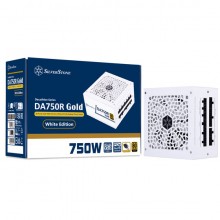 SilverStone DA750R Gold 750W Fully Modular Power Supply - White