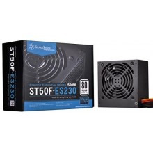 Silverstone SST-ST50F-ES230 v 2.0 - Strider Essential Series, 500W 80 Plus 230V EU ATX PC Power Supply, Low Noise 120mm