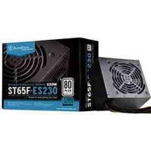 SilverStone SST-ST65F-ES230 - Strider Essential Series, 650W 80 Plus 230V EU ATX Power Supply, Low Noise 120mm