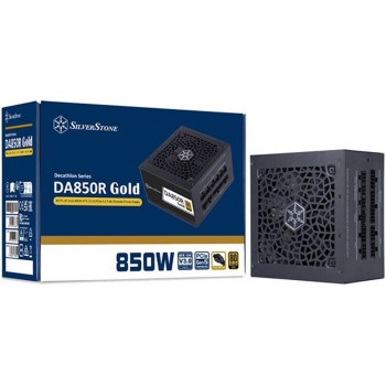 SilverStone DA850R Gold 850W PCIe 5.0 Fully Modular Power Supply - Black