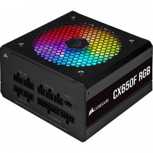 Corsair CX650F RGB 650 Watt 80 Plus Bronze Certified Fully Modular PSU CX-F Series