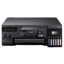 EPSON EcoTank L8050 High Volume 6 Colour A4 Photo Printer, Print 10x15cm Borderless Photos, 5.760 x 1.440 DPI Resolution, 22 ppm Print Speed, Black | C11CK37405