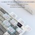 Attack Shark K86 RGB Wireless Mechanical Gaming Keyboard - Retro Grey: