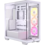Corsair 3500X ARGB Mid-Tower PC Case in White with Tempered Glass Panels