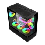 ACER V920B Black Micro-ATX Mid-Tower PC Case with Tempered Glass - Image 2