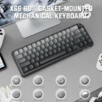 Attack Shark X66 60% Mechanical Keyboard - Moonlight Night - Image 3
