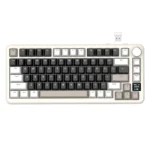 ATTACK SHARK X85PRO Tri-Mode 75% Gasket Mechanical Keyboard – Cheese White