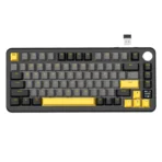 ATTACK SHARK X85PRO Tri-mode Mechanical Keyboard Starry Black – Side View