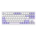 Attack Shark X87 Twilight Purple Wireless Mechanical Keyboard with RGB and Hot-Swappable Switches
