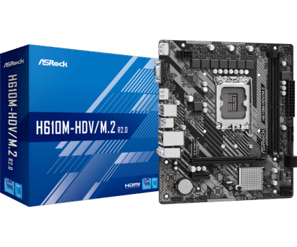 AsRock H610M-HDV/M.2 R2.0 DDR4 Motherboard with 1 Year Warranty