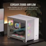 CORSAIR 2500D AIRFLOW Mid-Tower Dual Chamber PC Case – White - Image 2
