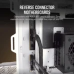 CORSAIR 2500D AIRFLOW Mid-Tower Dual Chamber PC Case – White - Image 4