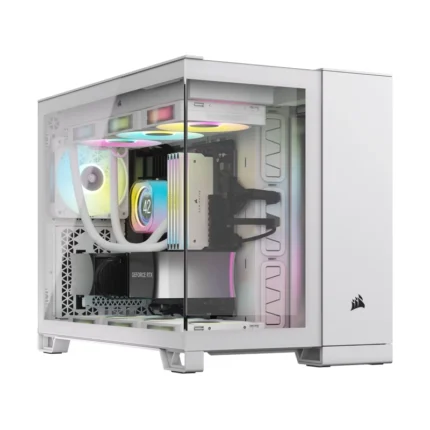 Corsair 2500X Mid-Tower Dual Chamber PC Case – White