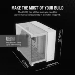 CORSAIR 2500X Mid-Tower Dual Chamber PC Case – White - Image 4