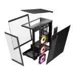 CORSAIR 3500X ARGB Mid-Tower PC Case – Black - Image 2