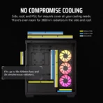 CORSAIR 3500X ARGB Mid-Tower PC Case – Black - Image 6