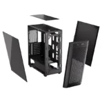 CORSAIR 480T AIRFLOW Tempered Glass Mid-Tower PC Case – Black - Image 7