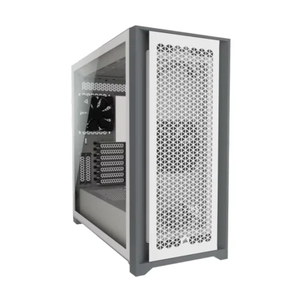 Corsair 5000D Tempered Glass Mid-Tower ATX PC Case – White