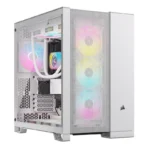 Corsair 6500D AIRFLOW Mid-Tower Dual Chamber PC Case – White